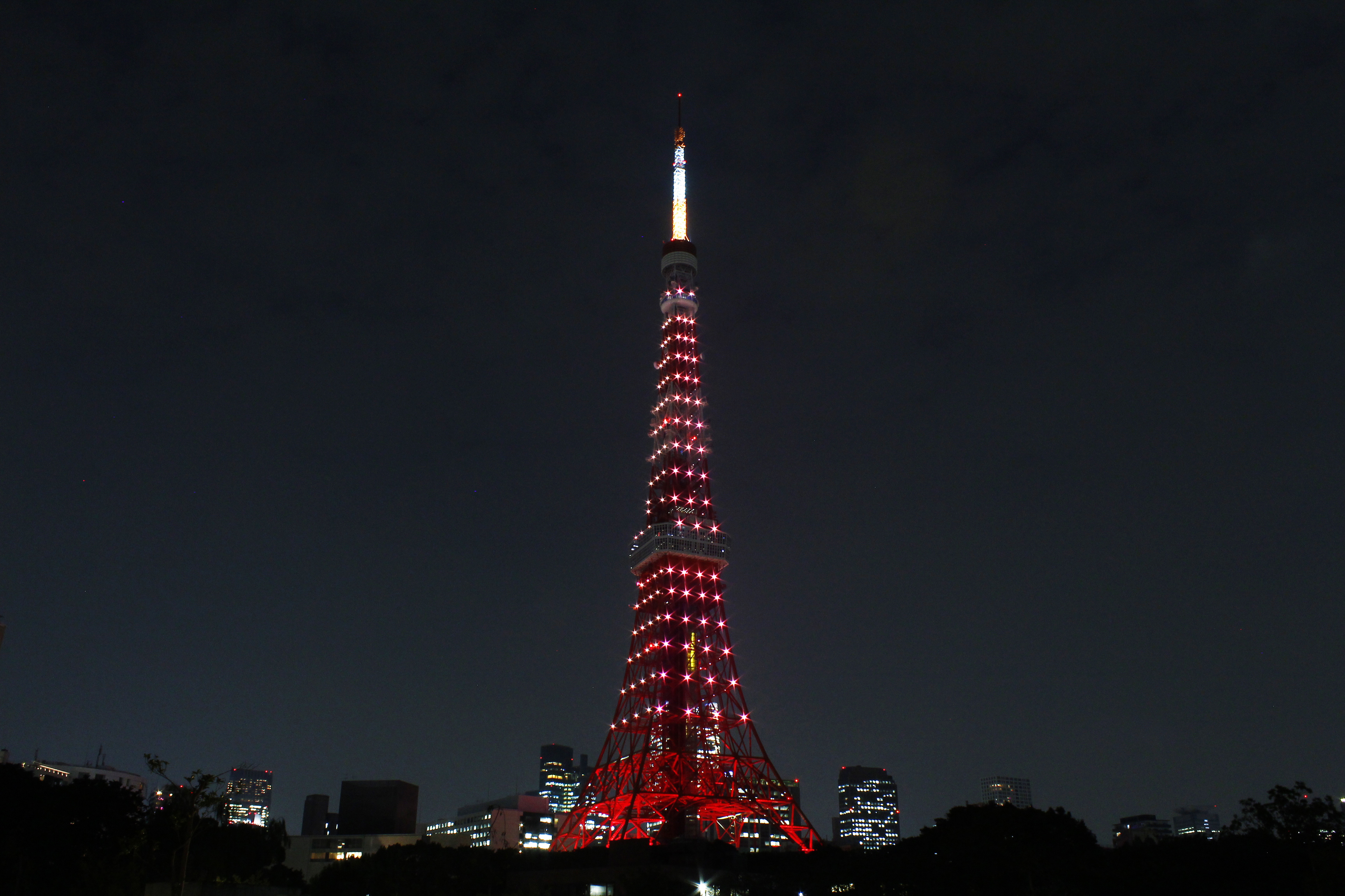 東京タワー レッドライトアップ -	結核のない世界へ –